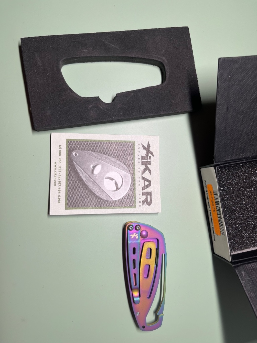 XIKAR 730TS Titanium Spectra NIB Purse/Pocket Knife - Picture 4 of 16